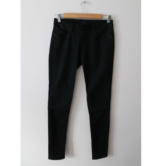 RtA Mid-Rise Skinny Jeans Black Size 25 - Picture 2 of 8
